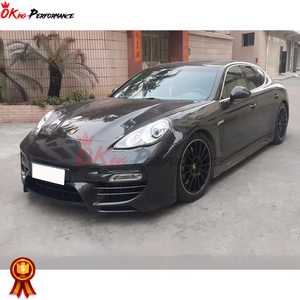 Parachoques delantero de fibra de vidrio estilo Cararate para Porsche Panamera 970,2 2014-2017 - Product Image 3