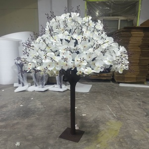 Árbol Artificial de Flores de Cerezo para Centro de Mesa de Boda, Planta Artificial de Mimbre y Glicinia para Interiores - Product Image 1