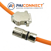 Kabel Feedback Encoder RG2-002ABB, Kabel Motor Servo Terlindung Fleksibel Tinggi, Kompatibel dengan Bosch Rexroth