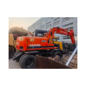 Excavadora Hitachi EX100WD Usada en Excelentes Condiciones con Pocas Horas de Uso, Excavadora de Cadenas para Carga de Alta Eficiencia - Product Image 1