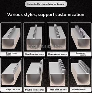 Canal de Drenaje de Agua, Canal de Drenaje de Acero Inoxidable, Canal de Drenaje de Lluvia, Canal de Drenaje <span class=keywords><strong>para</strong></span> Aceras, Sistema de Protección de Canaletas Superficiales, Hidroponía - Product Image 2