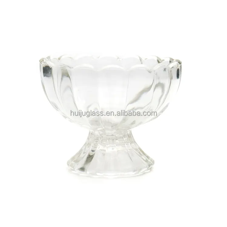 130ml 150ml Transparent Oversize Dessert crème glacée tasse en verre bol à gâteaux