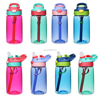Gobelet d'eau Portable d'extérieur pour enfants, tasse d'alimentation pour bébé avec pailles bouteilles d'eau étanches