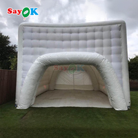 Tente gonflable ignifuge imperméable de chapiteau de cube de conception libre de Sayok pour la location extérieure