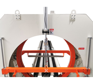 באופן מלא אוטומטי מסלולית אופקי מתיחה אוטומטית מכונה, למתוח wrapper עבור דלת, חלון, ארוך מוצרים - Product Image 4