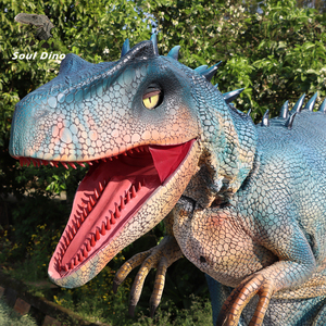 Costume de dinosaure robotique réaliste animatronique de <span class=keywords><strong>Jurassic</strong></span> <span class=keywords><strong>Park</strong></span> avec des pattes cachées pour spectacle - Product Image 6
