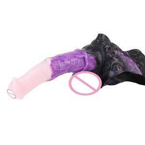Strap on Long Horse <b>Dildo</b> Sheath Silicone Harness <b>Dildo</b> Panties Wearable Penis Sleeve Adult Sex Toy for Men Reusable Condom - Product Image 3