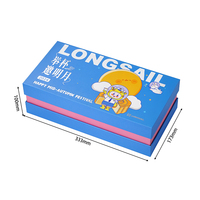 Boîtes rigides en papier pour gâteaux de lune du Festival de la Mi-Automne, imprimées sur mesure avec motif de dessin animé, pelliculage mat, emballage cadeau