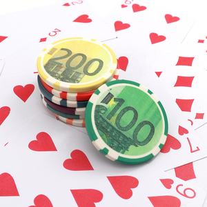 Fichas de Póker Cerámicas al por Mayor de 10g, 8 Franjas, Diámetro 39 43 45 46 48.5 50 52 55mm, Valor en Efectivo Personalizado para Marketing de Juegos de Azar - Product Image 5