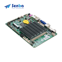 Carte mère embarquée J1900 DDR3L basse consommation 6 COM 6 USB sans ventilateur 3,5 pouces pour systèmes de contrôle industriel