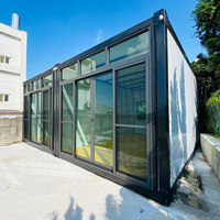 Appartement miniature de luxe personnalisé en conteneur, maison mobile moderne préfabriquée en acier léger, design modulaire contemporain rapide