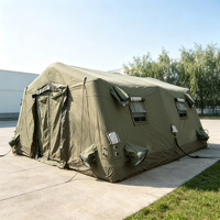 Tente de camping gonflable d'extérieur résistante aux UV, à montage rapide, imperméable, quatre saisons, 3m x 6m, pour les aventures de randonnée et de pêche