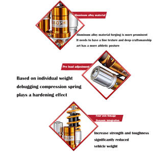 <span class=keywords><strong>Amortiguador</strong></span> Delantero de Cilindro de Nitrógeno AE3 para Motocicleta Vespa Sprint Primavera 150 con Amortiguación Ajustable - Product Image 3
