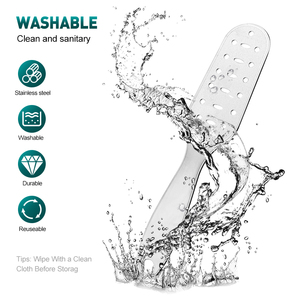 Nouveau professionnel pédicure pied fichier Double face réutilisable en acier inoxydable fissuré peau cors callosités dissolvant <span class=keywords><strong>pieds</strong></span> <span class=keywords><strong>râpe</strong></span> - Product Image 3