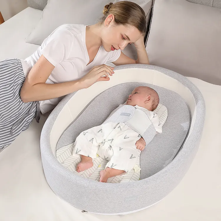 cuna portatil Safety Portable Crib Nest Cot Foldable Baby Carry Infant Bed boutique page portable baby nest