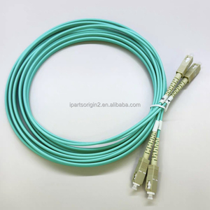 Cable de Fibra Óptica Dúplex OM3 SC a SC Nuevo, 5 Metros, 10G Multimodo Aqua LSZH, para Equipos de Fibra Óptica - Product Image 6