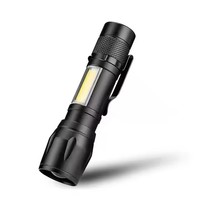 Lampu Senter LED Mini Kecil Terang, Dapat Diisi Ulang dengan USB-C untuk Berkemah dan Keadaan Darurat di Rumah
