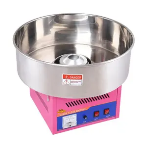 Automatic Commercial Battery Operate Electric Pink Maker Floss Make Machine Cotton Candy Professional for Sale
