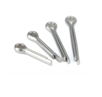 High Quality Stainless Steel 304 Zinc Clevis Pin Fastener Fully Threaded Galvanized/Passivated Finish Hotek Brand Rivet Hole