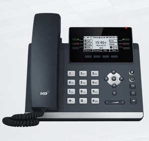 Téléphone de bureau SIP-T43U riche en fonctionnalités, écran couleur 3,7 pouces, PoE, téléphone IP professionnel - Product Image 3
