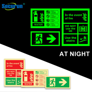 Panneau de sortie de secours <span class=keywords><strong>auto</strong></span>-lumineux en aluminium personnalisé, durable et étanche pour bâtiments scolaires, communautés et routes - Product Image 2
