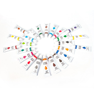 Pintura Acrílica Chiyuan 12 ml, 24 Colores para Estudiantes, Niños, Pintura Artística, Manualidades, Uso en Papel de Acuarela - Product Image 2