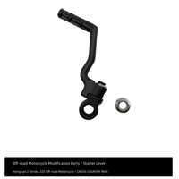 Vente en gros usine : Pédales de démarrage CNC en aluminium pour NC250 CQR300 Hengjian 2T Dirt Pit Bike – Pièces de rechange modifiées