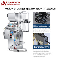Machine de remplissage et de scellement de sauce verticale automatique Controlled PLC Sachet Stick Paper Film Collage pour l'emballage de nourriture de miel liquide