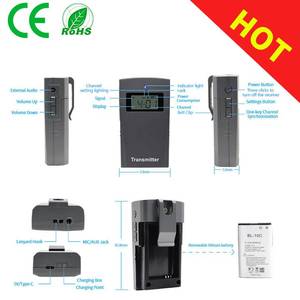 <span class=keywords><strong>New</strong></span> Two Way Radio 2.4 Gam không dây tour du lịch hướng dẫn hệ thống 100ch với pin lớn hai cách hệ thống thông tin liên lạc cho trọng tài cưỡi ngựa - Product Image 6