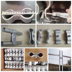 Để bán thông minh mạ kẽm 1-3/8inch Chuỗi liên kết hàng rào Bảng điều chỉnh kẹp tạm thời hàng rào kim loại clip cho chó kennel - Product Image 6