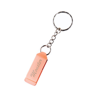Clé USB pivotante en métal avec porte-clés, clé USB portable, logo personnalisé, porte-clés, clé USB, cadeau promotionnel d'entreprise