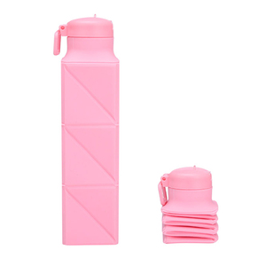 Botella de Agua de Silicona Libre de BPA, Reutilizable, Plegable y Portátil para Senderismo - Product Image 5