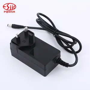 CE UKCA RoHS İngiltere tak 12V 2A 2.5A 3A 15V 1.6A 24V 1A 1.25A 1.5A 24W 36W güç cctv için adaptör/led/hava temizleyici