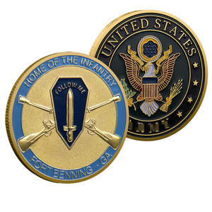 Moneda Conmemorativa de Metal, Recuerdo con Temática del Fuerte Benning, Moneda Coleccionable, Decoración, Regalos Empresariales - Product Image 2