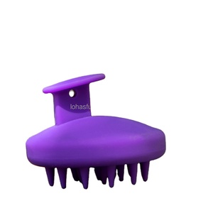 Best Selling Hair Dryer Hair Straightener Detangling <b>Brush</b> Silicone Shampoo <b>Brush</b> Scalp Massager - Product Image 4
