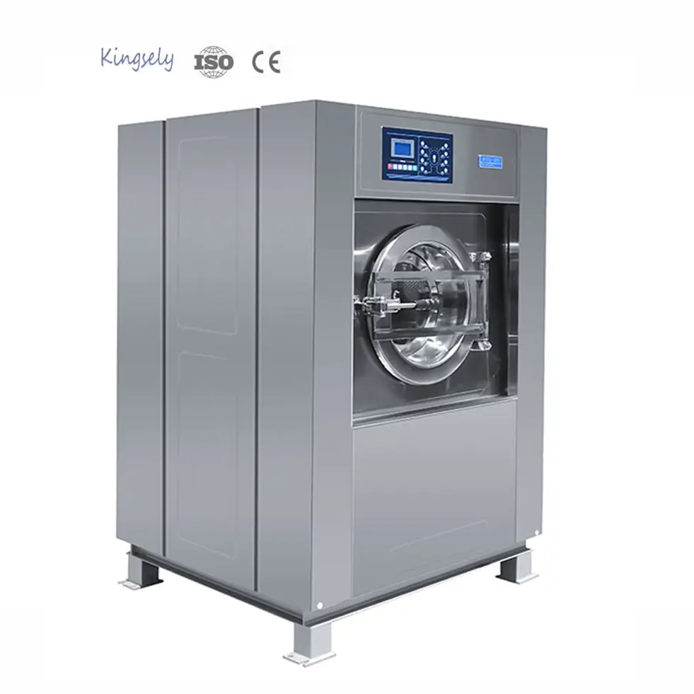 Factory Wholesale Professional 20kg Industrial Washing Machine Price Hotel Full- Suspended Automatic Washer Extractor