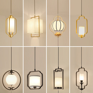New Chinese-Style Chandelier, Retro Restaurant, Hotel, Tea Room, Bar Counter, Small , Corridor, Study, Bedside Lamp - Product Image 1