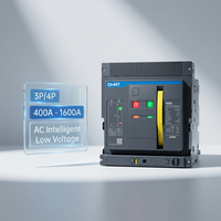 Disjoncteur intelligent série CHINT NXA 3P/4P Basse Tension 380V Capacité de coupure 50kA 400A-1600A Usage Industriel 50/60Hz