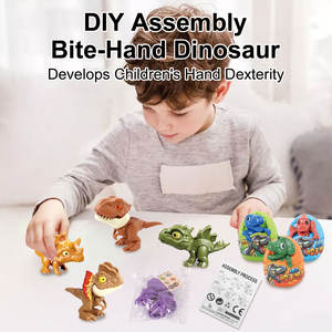 Nuevos Huevos Sorpresa <span class=keywords><strong>de</strong></span> Diseño con 3 Estilos, Rellenos para Canastas <span class=keywords><strong>de</strong></span> <span class=keywords><strong>Pascua</strong></span> con Dinosaurios que Muerden los Dedos, Juguete para Niños - Product Image 5