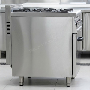 Estufa de Gas de 2 Quemadores de Acero Inoxidable con Gabinete, Estufa Comercial Económica de Doble Cabezal, Superficie de Estufa Fácil de Limpiar - Product Image 3