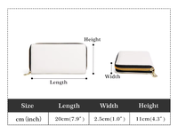 Pochette longue zippée sur mesure à motif camouflage créatif pour femme en cuir PU, porte-cartes multicouche, rangement pour espèces, accessoire de poche
