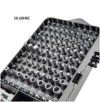 Kit d'outils de réparation magnétique 115-en-1 en acier au chrome-vanadium pour téléphones et ordinateurs
