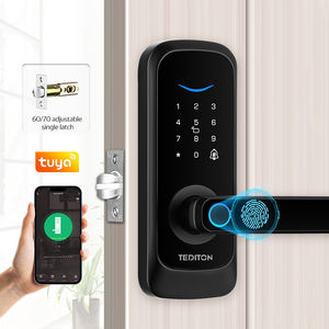 Cerradura Inteligente para Puerta de Dormitorio con Huella Digital y WiFi Tuya, Sin Llave, de Tediton Manufacture - Product Image 1
