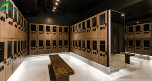 Casier de vestiaire en stratifié phénolique compact imperméable pour salle de sport, spa FMHLKA3D-KN316 ignifuge et résistant à l'eau - Product Image 3
