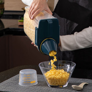 Small Rice Storage Container 4.4 LBS Cereal Dispenser with Measuring Cup <b>Airtight</b> Dry Food Container Bin - Product Image 5