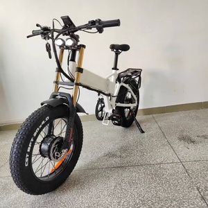 Xe đạp điện gấp địa hình bánh béo hợp kim nhôm, động cơ kép 2000W, pin 52V 21Ah, phanh thủy lực, giảm xóc toàn phần - Product Image 4