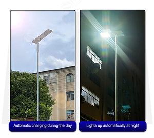 Lampe solaire LED intelligente tout-en-un pour extérieur avec capteur de mouvement Wifi 4G, 60w 80w 120w 300w, avec caméra CCTV FL-Y - Product Image 6