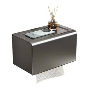 <span class=keywords><strong>Porte</strong></span>-<span class=keywords><strong>papier</strong></span> mural moderne en aluminium écologique OUDU, forme carrée, <span class=keywords><strong>avec</strong></span> garantie de 2 ans - Product Image 2