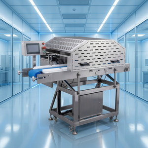 Machine de découpe de viande fraîche entièrement automatique avec lame en acier inoxydable, épaisseur réglable pour porc, agneau, bœuf, poitrine de poulet - Product Image 1