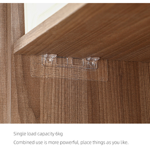 Shimoyama punch-miễn phí dính chốt nhựa lớp phân vùng khung giá cho phòng tắm Kệ hỗ trợ <span class=keywords><strong>Hooks</strong></span> tường Hanger chủ cho - Product Image 4